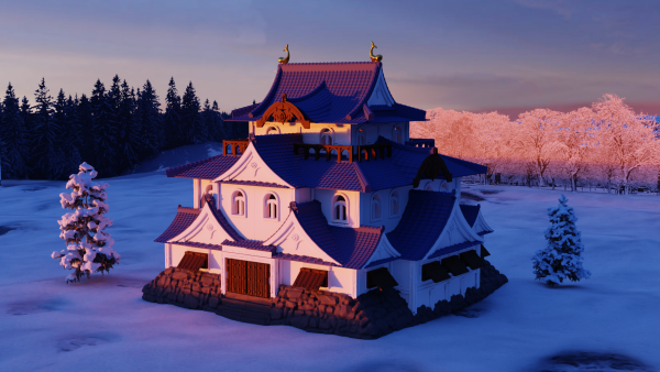 Japanische Burg